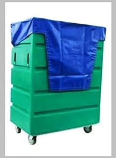 American Supply Resort Pool Towel & Linen Outdoor Transport Cart Cover/Poly Bulk Transport Truck Front & Top Cover