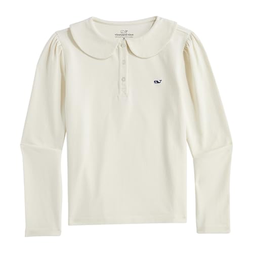 Image of Vineyard Vines Girls' Girls' Everyday Long-Sleeve Polo