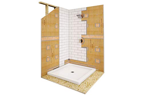 Schluter Systems Kerdi Board Waterproof Shower Kit, Model Kbkit #TOP1
