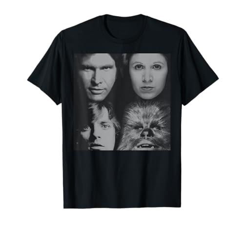 Star Wars Four Faces t-shirt pour réveiller la nostalgie de la saga