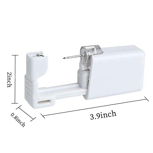 Romlon Nose Piercing Gun - 4Pcs Professional Self Safety Sterile Nose Piercing Gun Disposable Nose Piercing Gun Kit Tool with Nose Stud Women and Men Cartilage Helix Piercing Gun fot Piercing Supplies - Thumbnail 3