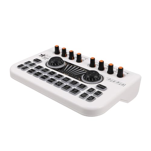 Table de mixage stéréo HANABASS numérique portable pour streaming direct et podcasts