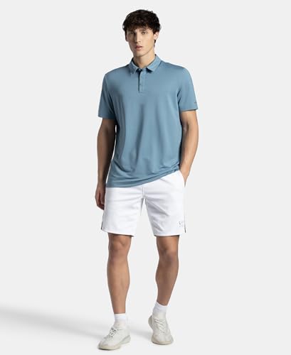 Image of Jockey MV41 Men Recycled Microfiber Elastane Stretch Half Sleeve Active Wear Polo T-Shirt with Breathable Mesh