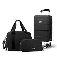 Airline Approved Sizes – Optimised for maximum airline compatibility. Ryanair free cabin (40×25×20 cm with detachable wheels), easyJet underseat (45×25×20 cm), standard 55 cm cabin, and 75 cm large check-in. Suitable for Ryanair, easyJet, Wizz Air, J...