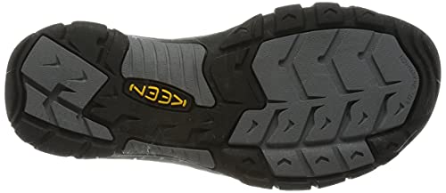 Keen Men's Newport Closed Toe Leather Sandals, Black/Steel Grey, 13 #TOP3