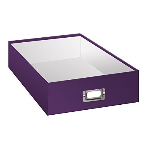 Image of Pioneer Photo Albums OB-12S Bright Purple Storage Box 14.75 x 13 x 3.75 inch