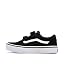Black Suede Canvas Black White Iju
