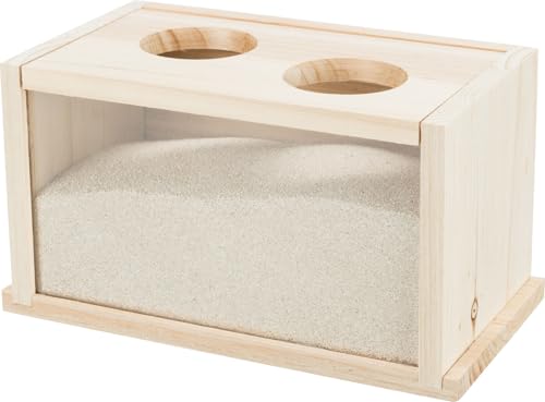 Trixie - Bain de Sable en Bois pour rongeurs - TR-63004