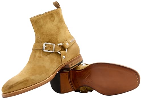 John Varvatos Men's Regent Harness Boot Mid Calf3