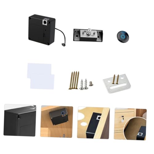Lot de 2 serrures électroniques invisibles pour tiroir et armoire - 3