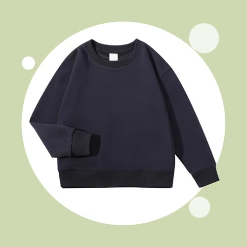 Toddler Boys Girls Solid Crewneck Sweatshirt Kids Loose Pullover Sweatshirt Long Sleeve Hoodies Tops Kids Clothes2