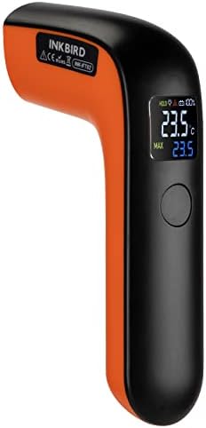 Handheld Digital Infrared Thermometer INK-IFT02, Rechargeable & โ Display