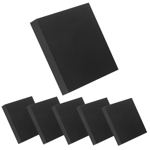 Bloc notes autocollants noirs pour listes et rappels de bureau