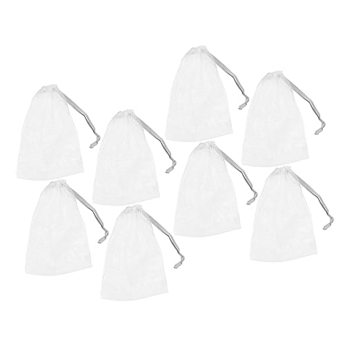 Didiseaon 8Piezas Bolsas De Malla Para Jabón De Malla Exfoliante Facial Limpieza De Bolsa De Jabón Material Durable