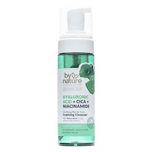 By Nature Foaming Cleanser with Hyaluronic Acid +
