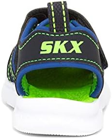Skechers Baby-Boy's C-Flex Sandal 2.0-Heat Blast, Navy/Lime, 6 Medium US Toddler | Image 4