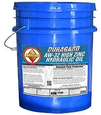 Aceite hidráulico Duragard AW32 Premium de alto zinc HVI, 5 galones, Pail