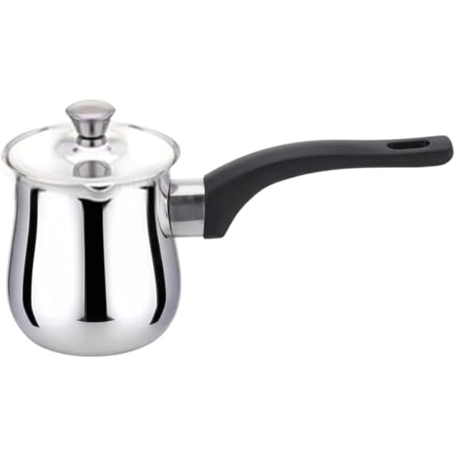Abbdbd Türkische Kaffeekanne Griff, Edelstahl-kaffeekanne, Butterschmelztopf, Milchwärmer, Moka-kanne Für Campingküche Und Restaurant Abbdbd Türkische Kaffeekanne Griff, Edelstahl-kaffeekanne, Butterschmelztopf, Milchwärmer, Moka-kanne Für Campingküche Und Restaurant