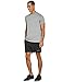 baleaf Men's Quick Dry Short Sleeve T-Shirt Running Workout Shirts Grey Heather Size L