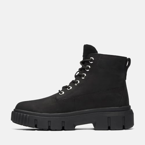 Timberland Timberland Women's Greyfield Leather Boot, Black, 8.5 Medium