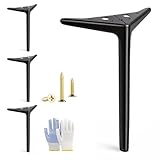 Snovire Juego de 4 patas para muebles de metal, cajones