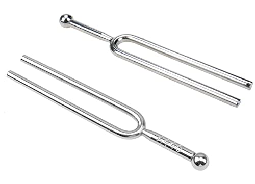 TUOREN 2 Pcs Tuning Fork Set Key of A 440Hz