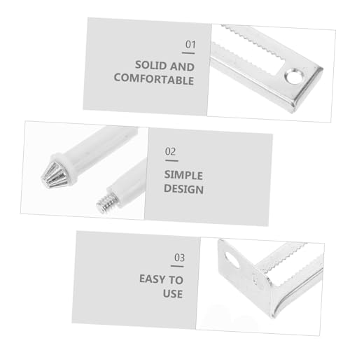 jojofuny 2 pares Bisagra para puerta plegable, bisagras superiores pesadas, fáciles de instalar miniatura 6