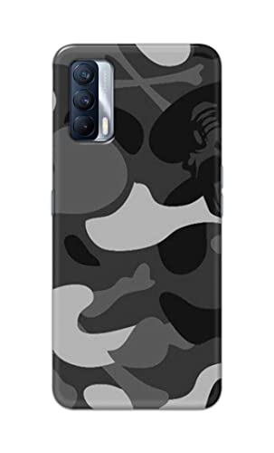 Image of Printed Hard Back Cover Case for Realme X7 Back Cover (Army Pattern) -702
