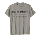 insegnante di inglese come normale solo modo più fresco insegnante di inglese maglietta