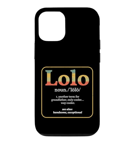 Lolo Meaning Grandpa Grandad Filipino �t�B���s�� �X�}�z�P�[�X iPhone 12/12 Pro �p