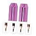 TEHAUX 2Pcs Portable Brow Pencil Sharpener Cosmetic Sharpener for Eyeliner Lip Liner Pencils Compact and Easy to Use Beauty Salon Tool in Rose Pink