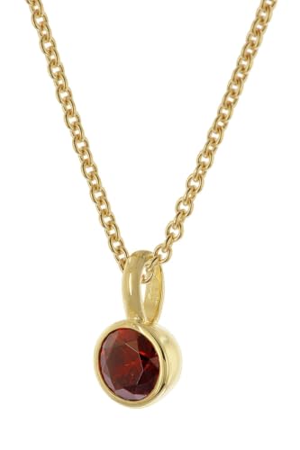 Collier pour femme trendor en argent 925 doré avec maille jaseron et anneau de réglage