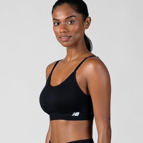 New Balance Seamless Sports Bra, Sostén Deportivo, Strappy Yoga Athletic, Moisture-Wicking3
