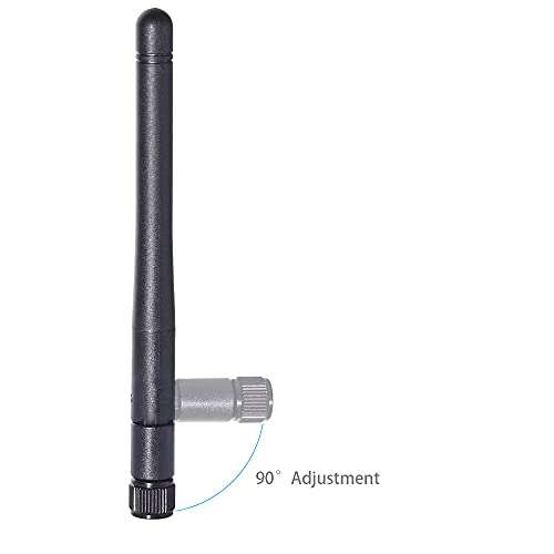 Coronir Dual Band Wifi 2.4Ghz 5Ghz 5.8Ghz 3Dbi Mimo Rp-Sma Male Antenna For Wifi Router Signal Booster Repeater Wireless Network Card Usb Adapter Security Ip Camera Video Surveillance Monitor - 2Pack #TOP4