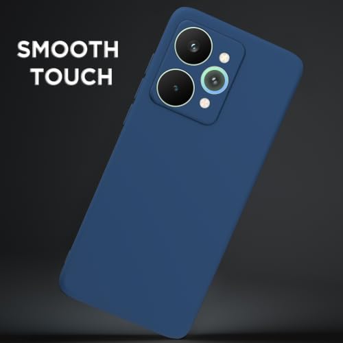 Image of Outlouders Back Cover for Realme 15 Pro 5G | Camera Protection | Durable Soft Matte Silicone Bumper Case (Blue)