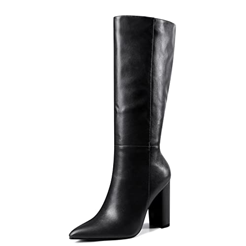 Botas altas hasta la rodilla de tacón alto Cover