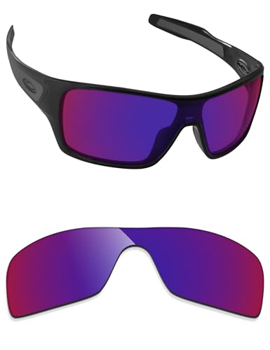 Image of Alphax Midnight Indigo Mirrored Non-polarized Replacement Lenses for Oakley Turbine Rotor OO9307 Sunglasses