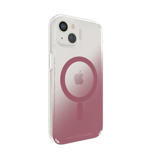 Coque iPhone 13 5G antichoc transparente rose Milan Snap ZAGG