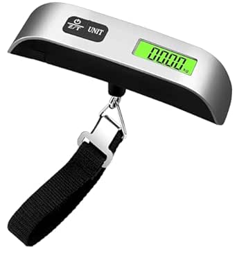 Best House Digital Luggage Scale with 110lbLB/50Kg Capacity, Portable Suitcase Weighing Scales ...