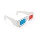 Produktbild DARLINGTON & Sohns 60 Stück 3D Brillen Karton einfache 3D-Brille Großpackung Rot Blau Cyan Anaglyphen Brillen 3D glases