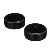 Attwood 11124-6 Wheel Bearing Protector Cover — for 1.98-Inch Outer Hub ID Protector, PVC, Black, Pair of Covers