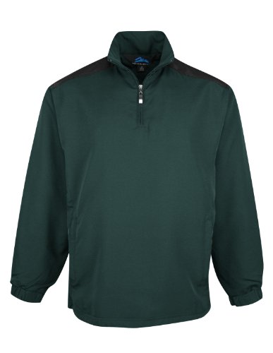 Image of AFC Men's Windproof Water Resistant WindShirt 1 /4 Zip Long Sleeve Shirt Jacket