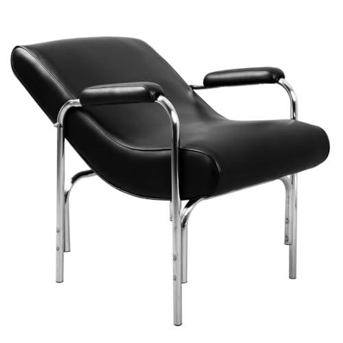 Clermont Lounge Shampoo Chair in Black | Hair Salon Shampoo Chair Only | Minerva Beauty
