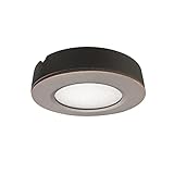 Nora NMP2-LED30BZ 24V Josh LED Puck Light, Recessed or Surface Mounted (Bronze, 3000K)