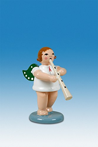 L'ange de musicien précieux en bois des montagnes de minerai 6 cm