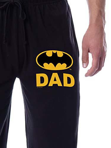DC Comics Mens' Batman Character Father's Day Bat Dad Classic Sleep Jogger Pajama Pants2