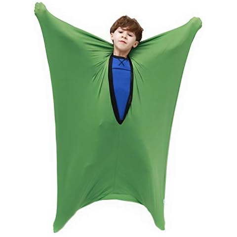 SANHO Dynamic Movement Sensory Sox - Updated Version, Small, 3-5 Years, 40" L x 27" W Green Cover