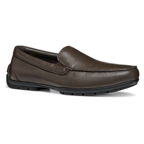 Geox U Moner W 2FIT A, Mocasín Hombre, Coffee, 40 EU