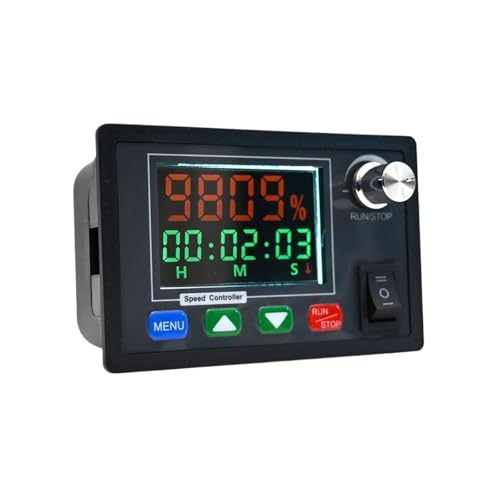 Controlador de velocidad CC con tacómetro digital LCD y control remoto de 30A 5