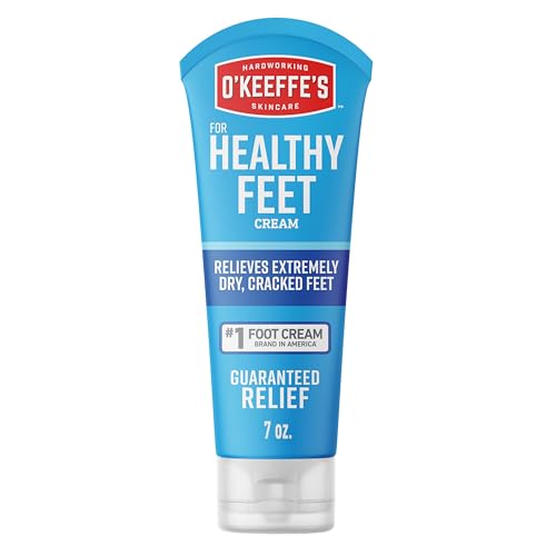 O'Keeffe's for Healthy Feet Foot Cream for Extremely Dry, Cracked, Feet, 7 Ounce Tube, (Pack of 1)
